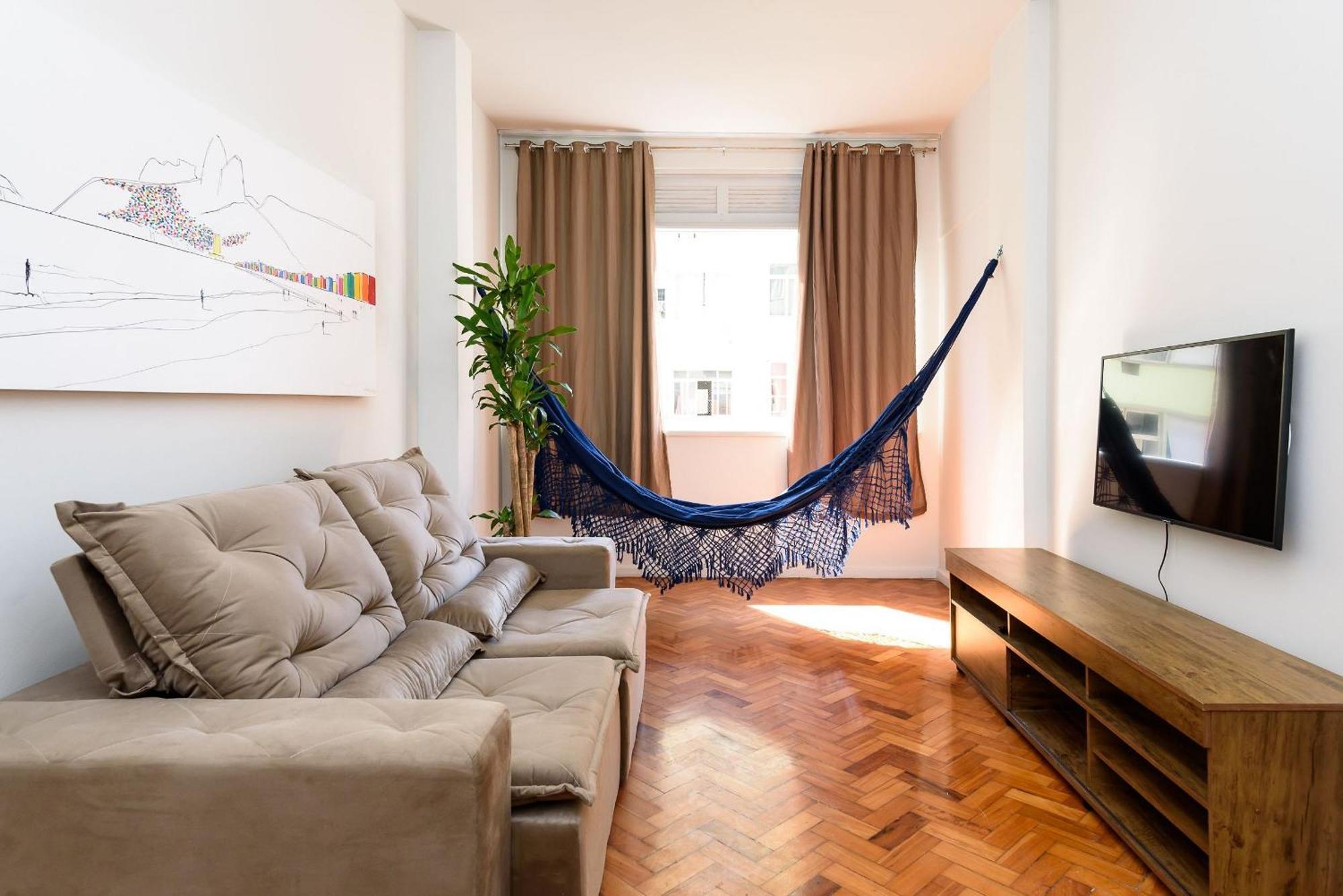 2 Quartos Em Copacabana C/ Vista-Mar | Pj 135/808 Rio de Janeiro Luaran gambar